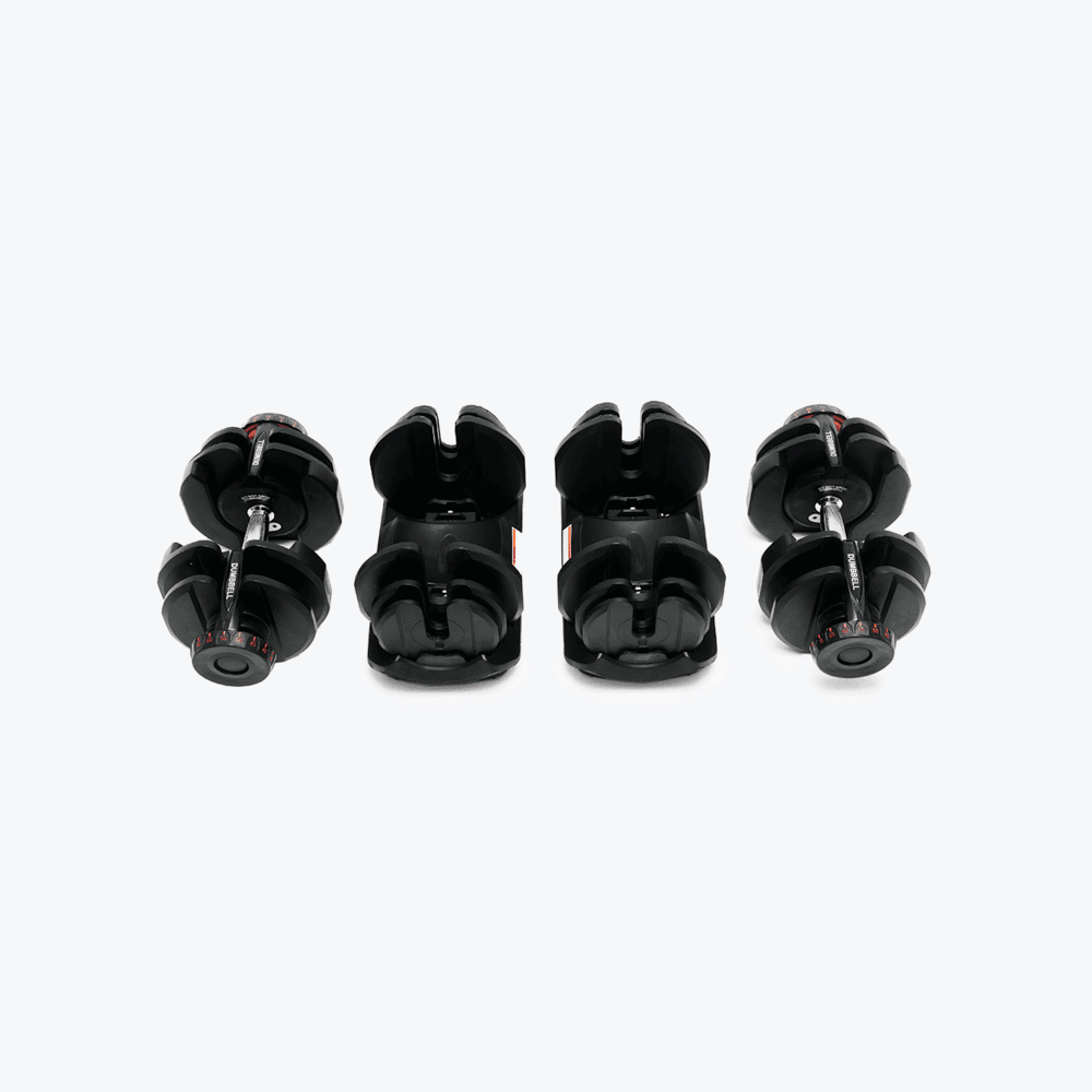 Set of 2 Adjustable Dumbbells (10 to 90 lb)
