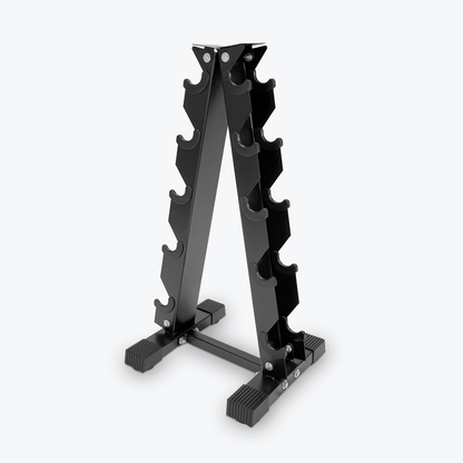 Compact Rubber Hex Dumbbell Bundle: 5 to 25 lb